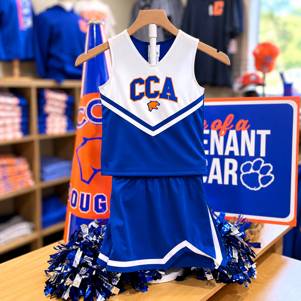 Cheer Top - Royal Blue