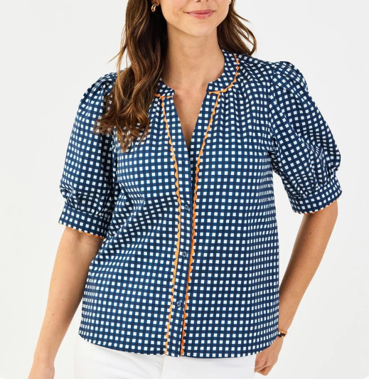 OB Gingham Top
