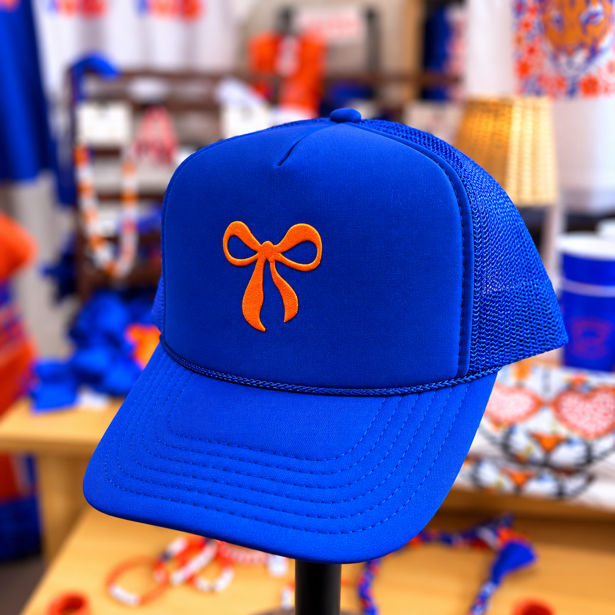 Bow Hat - Blue