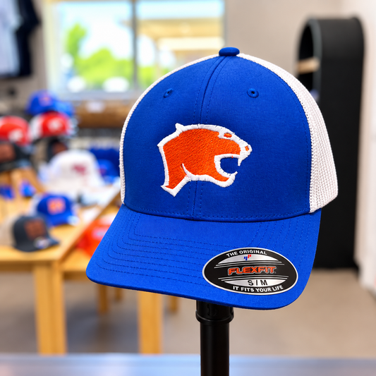 Port Authority Blue Flex Fit Cougar Hat